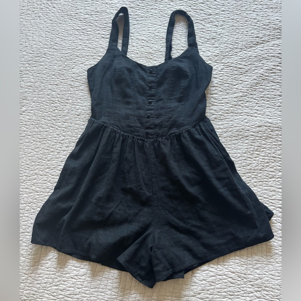 Abercrombie linen blend romper